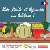 Les fruits et légumes, au tableau ! : un nouveau dispositif pédagogique proposé par Aprifel aux enseignants des écoles élémentaires