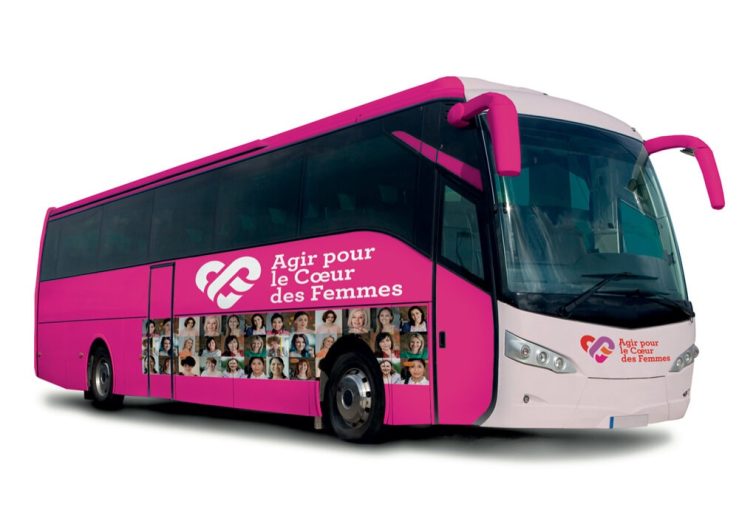 Aprifel est partenaire de la tournée des bus du coeur organisée par Agir pour le coeur des femmes pour améliorer l prévention des maladies cardiovasculaires chez la femme