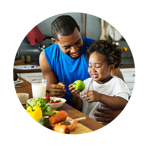 Equation Nutrition - Novembre 2021 - Consommation quotidienne de fruits et légumes par les pères 