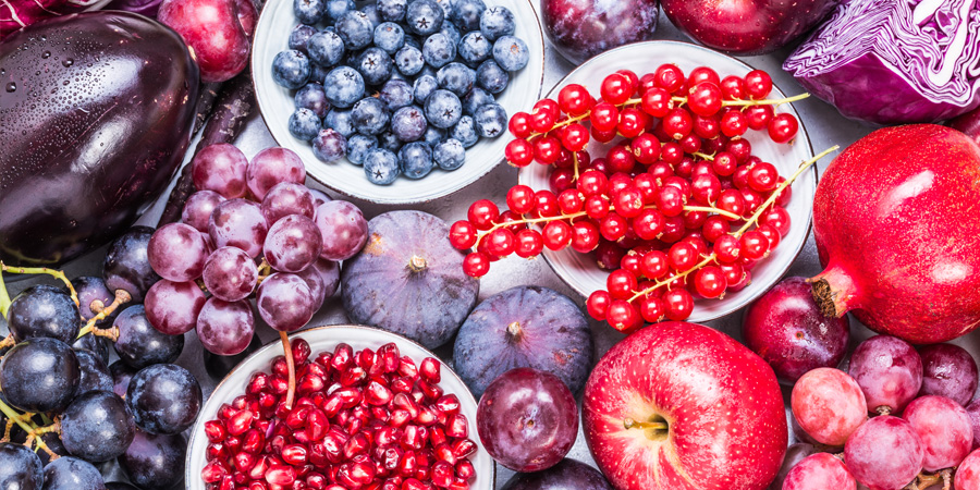 Fruits et légumes rouge, anthocyanes, sport - Aprifel