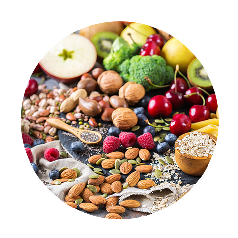 Alimentation-saine-fruits-noix-légumineuses - brèves - Equation nutrition février 2023