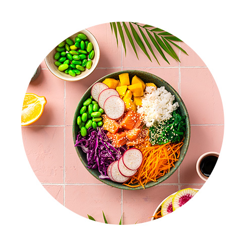 salade colorée vitaminée végétarienne