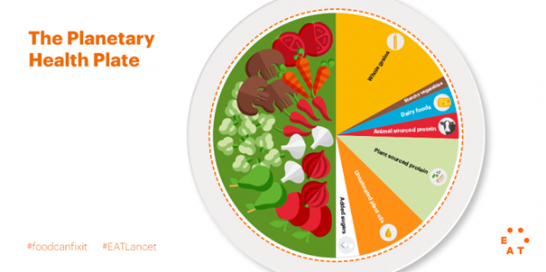 The Planetary Health Plate.