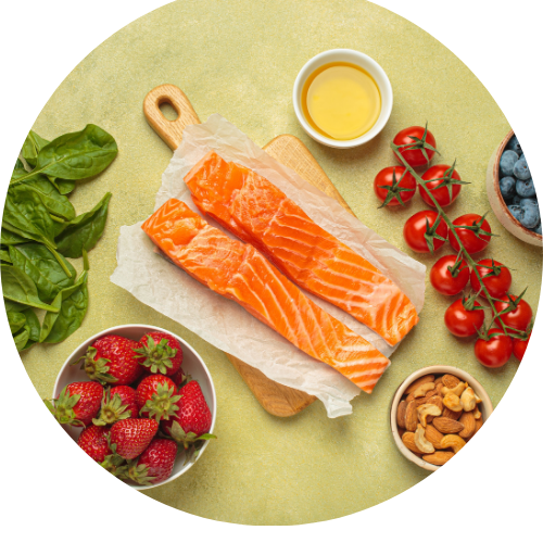 Poissons et fruits et légumes santé du cerveau Aprifel